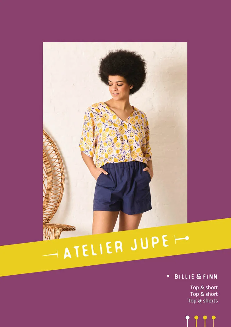 Patroon top en short "Billie & Finn" van Atelier Jupe